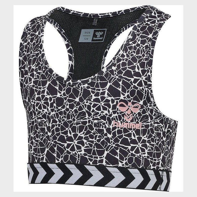 Hummel Sports Top - hmlMimmi - Sort/Hvid