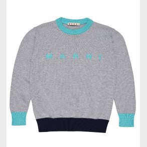 Marni Bluse - Strik - Grmeleret/Turkis