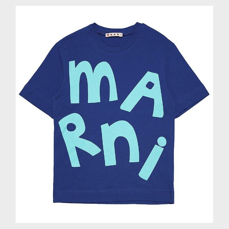 Marni T-shirt - Bl m. Turkis
