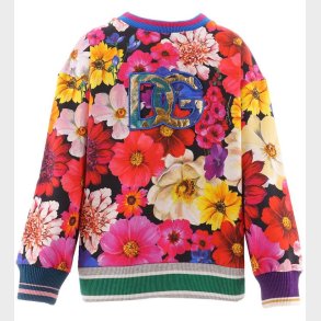 Dolce & Gabbana Sweatshirt - Renaissance - Multifarvet m. Blomst