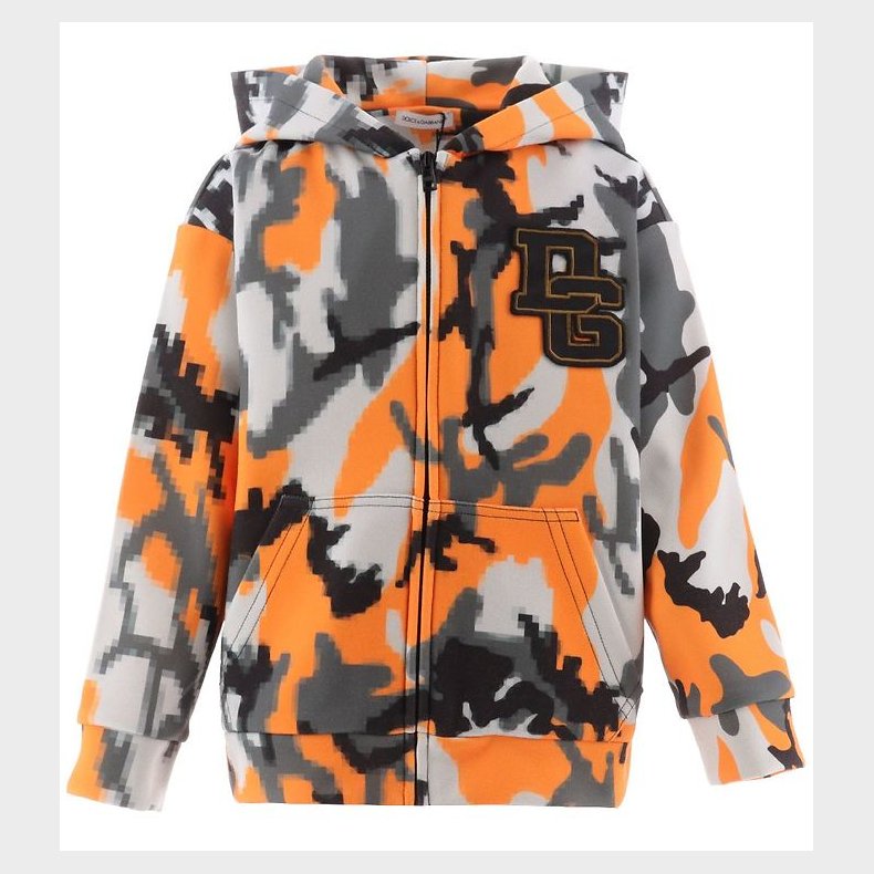 Dolce & Gabbana Cardigan m. Htte - Reborn To Live - Orange/Gr