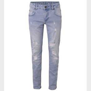 Hound Jeans - Straight w.Holes - Light Denim