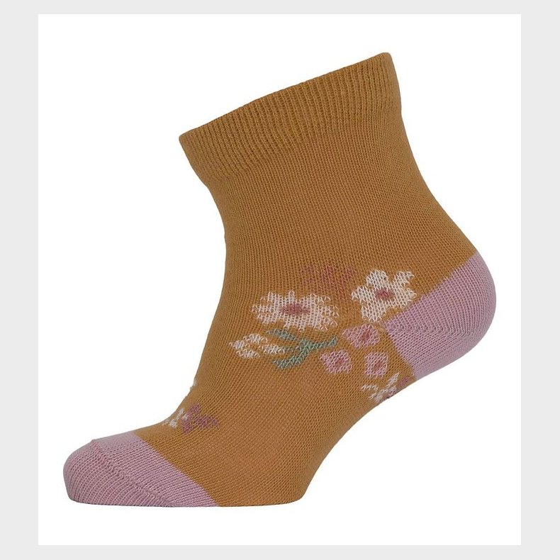 Melton Strmper - Petite Flowers - Honey Mustard