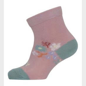 Melton Strmper - Petite Flowers - Alt Rosa