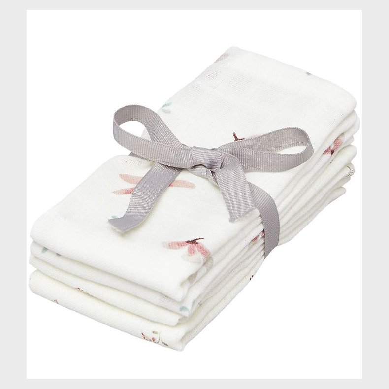 Cam Cam Vaskeklude - 4-pak - Mix Poppies - Windflower Creme