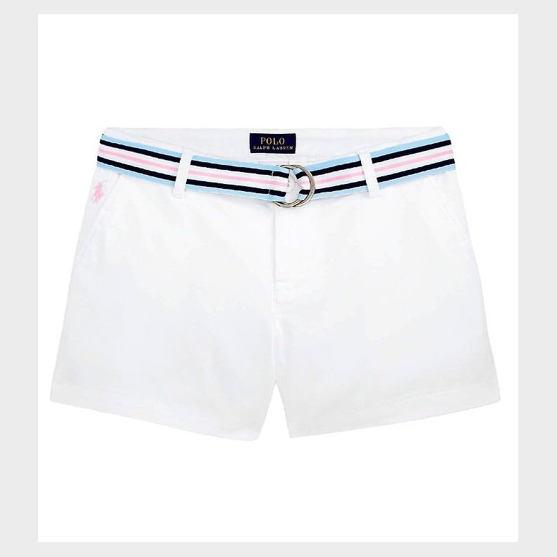 Polo Ralph Lauren Shorts - Classics - Hvid m. Blte