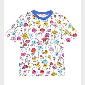 Marni T-shirt - Hvid m. Blomster