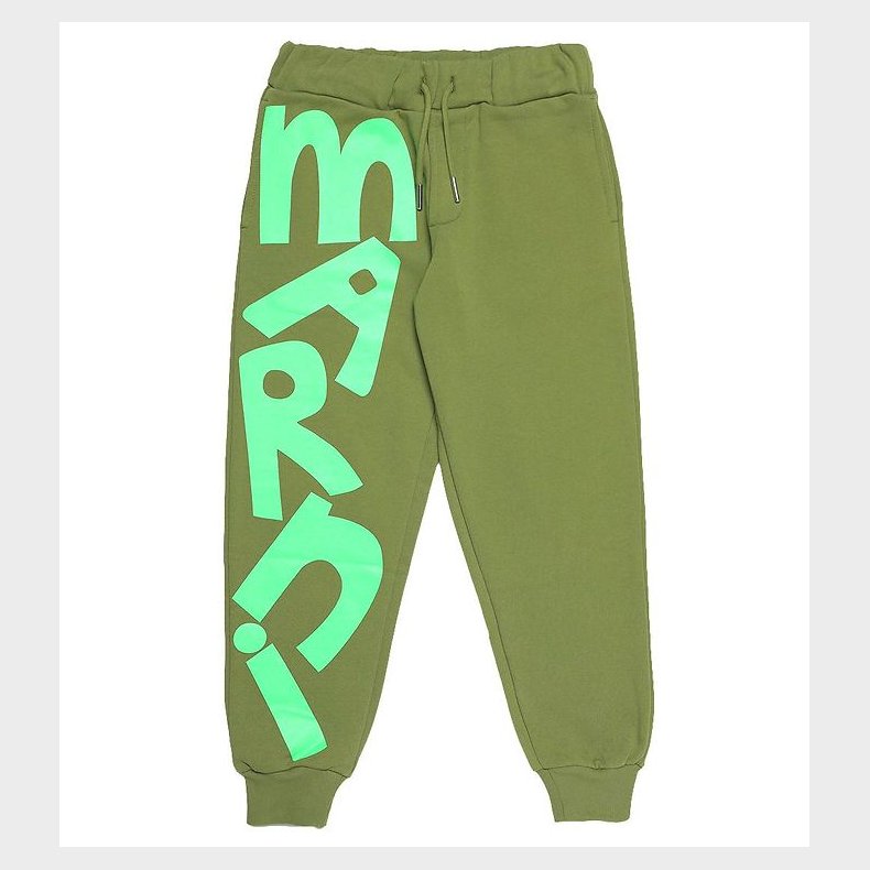 Marni Sweatpants - Khaki/Neongrn