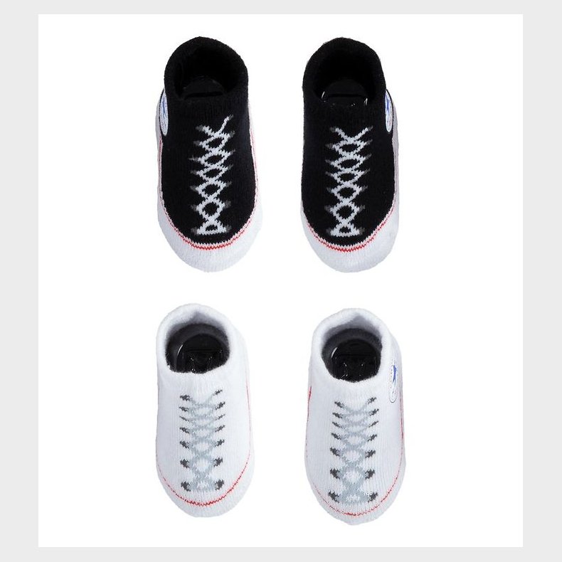 Converse Strmper - 2-pak - Sort/Hvid