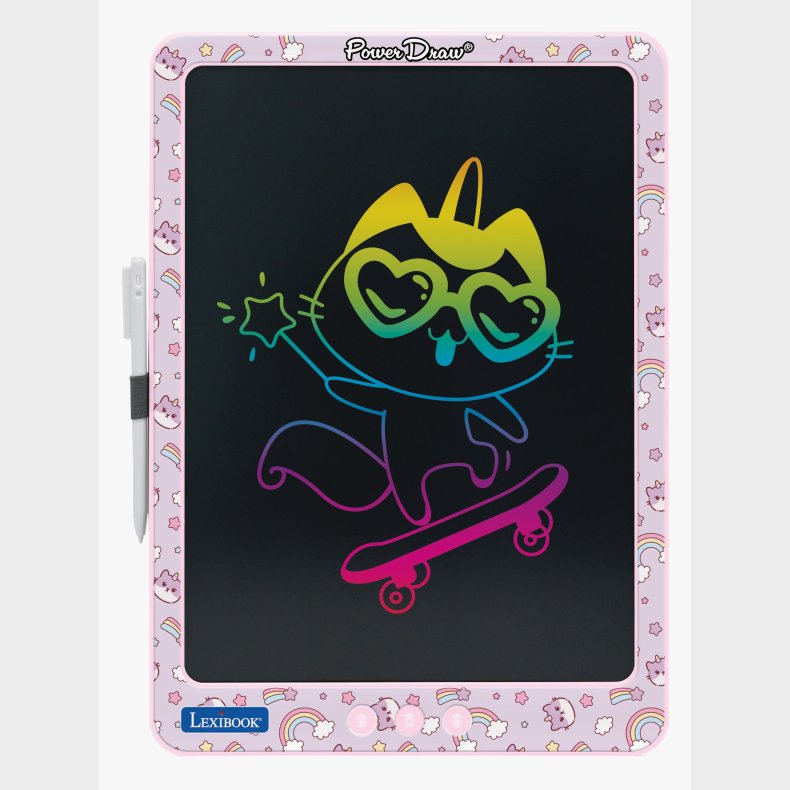 Lexibook Flerfarvet E-Ink Tegnetablet med Stenciler 14 Tommer