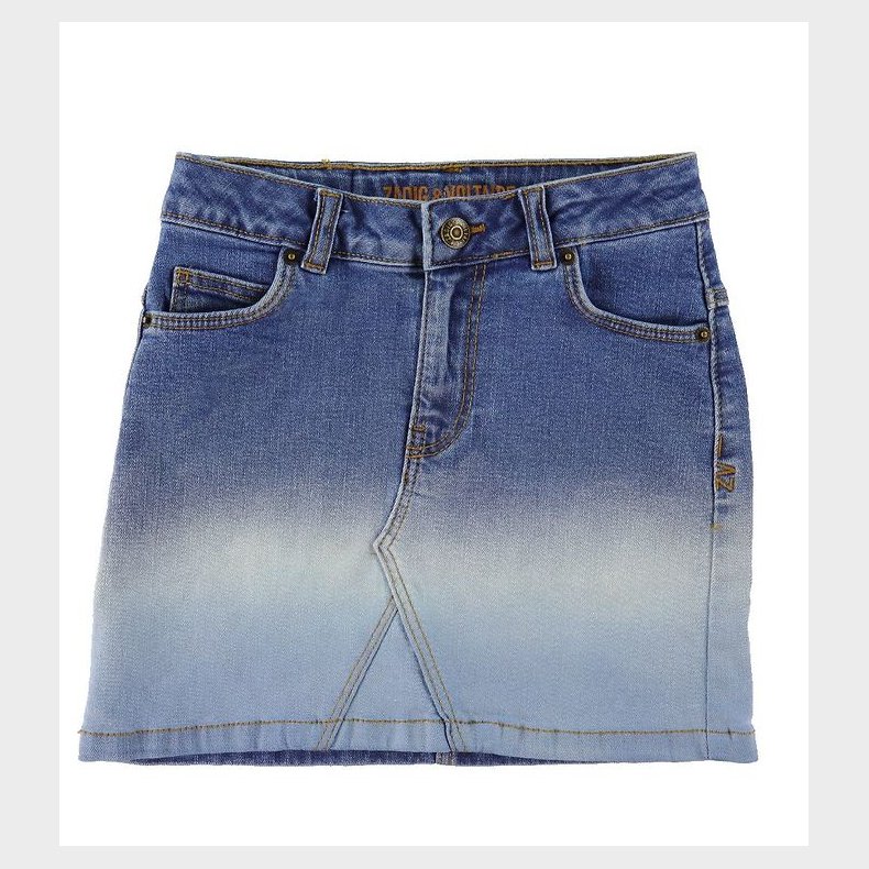 Zadig & Voltaire Nederdel - Denim - Stone Bicolor