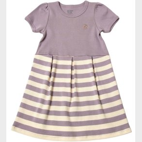 Katvig Kjole - Lilla m. Striber