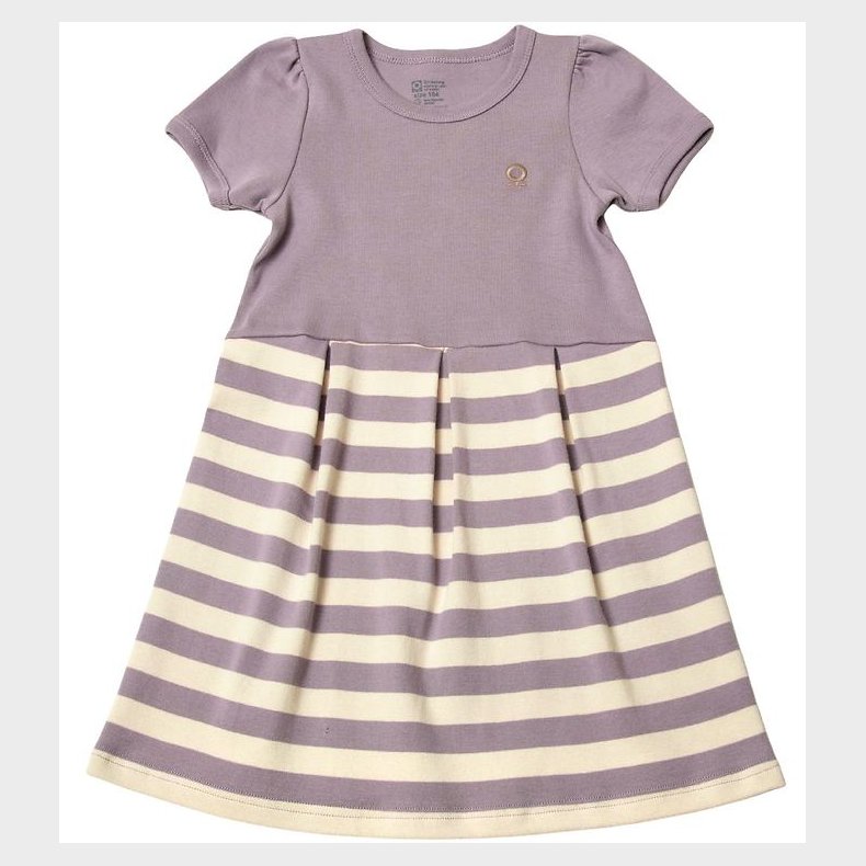Katvig Kjole - Lilla m. Striber