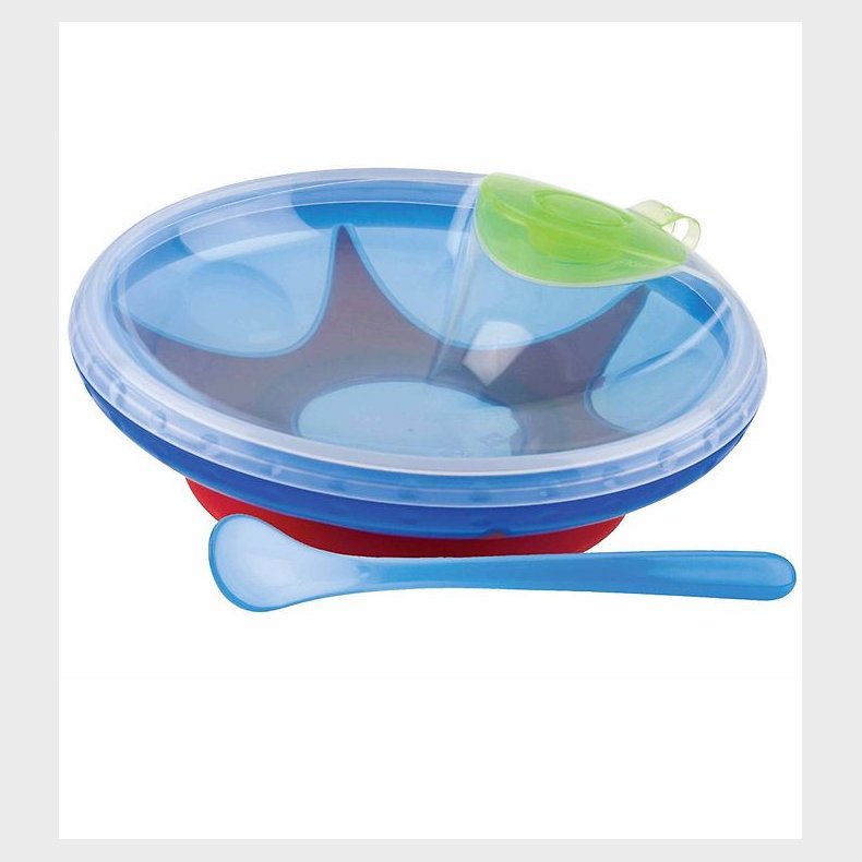 Nuby Varmeskl m. Ske - Bl