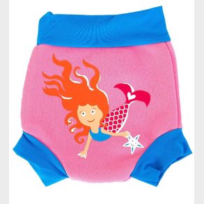 Konfidence Blebadebukser - UV50+ - Nappy E-flex - Pink/Yellow Mi