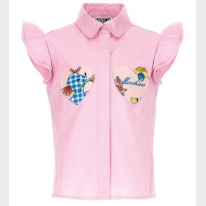 Moschino Skjorte - Rosa m. Hjerter