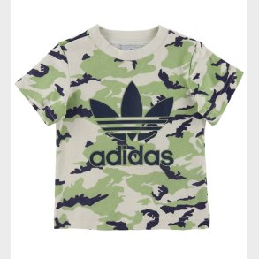 adidas Originals T-shirt - Orbit Grey/Magic Lime/Shadow Navy