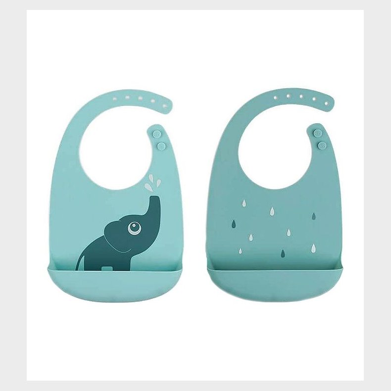 Done by Deer Hagesmk m. Lomme - 2-pak - Silikone - Elphee Blue