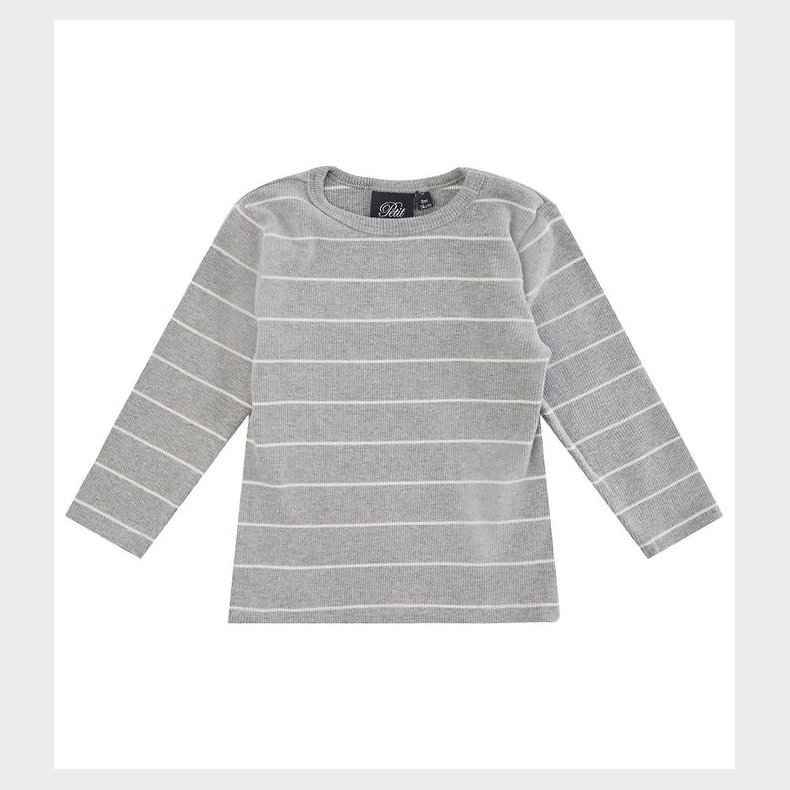 Sofie Schnoor Bluse - Stribet - Grey Melange