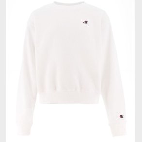 Champion Fashion Sweatshirt - Cropped - Hvid m. Logo