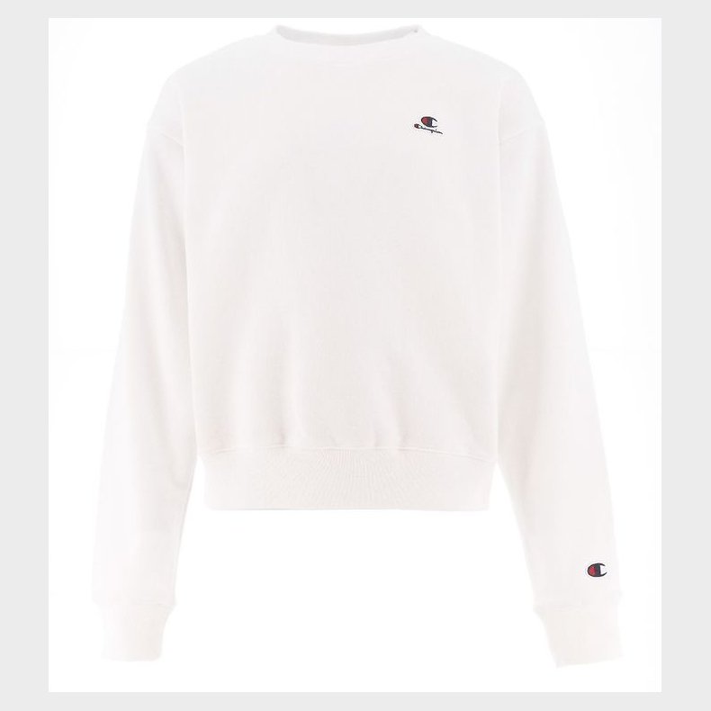 Champion Fashion Sweatshirt - Cropped - Hvid m. Logo