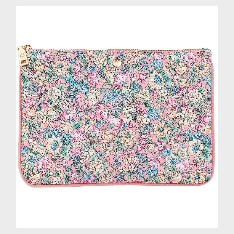 Fan Palm Toilettaske - Clutch - Rosie Flower