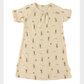 Katvig Kjole - Uld - Beige m. Fyrtrn