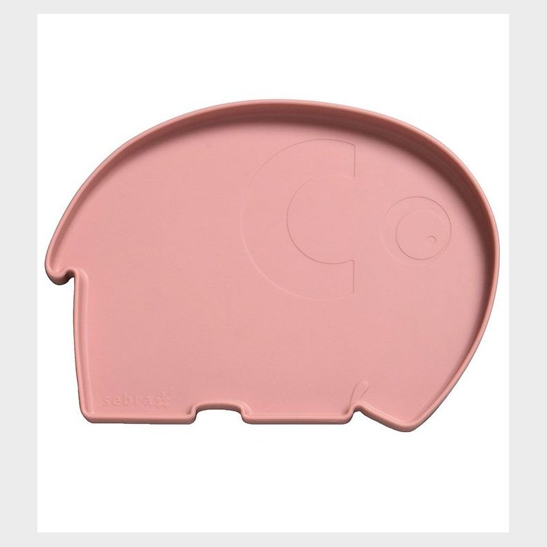 Sebra Tallerken - Silikone - Fanto - Blossom Pink