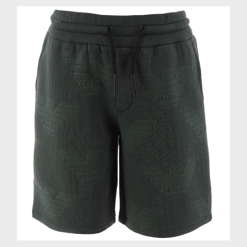 Emporio Armani Shorts - Grnstribet m. Logoer