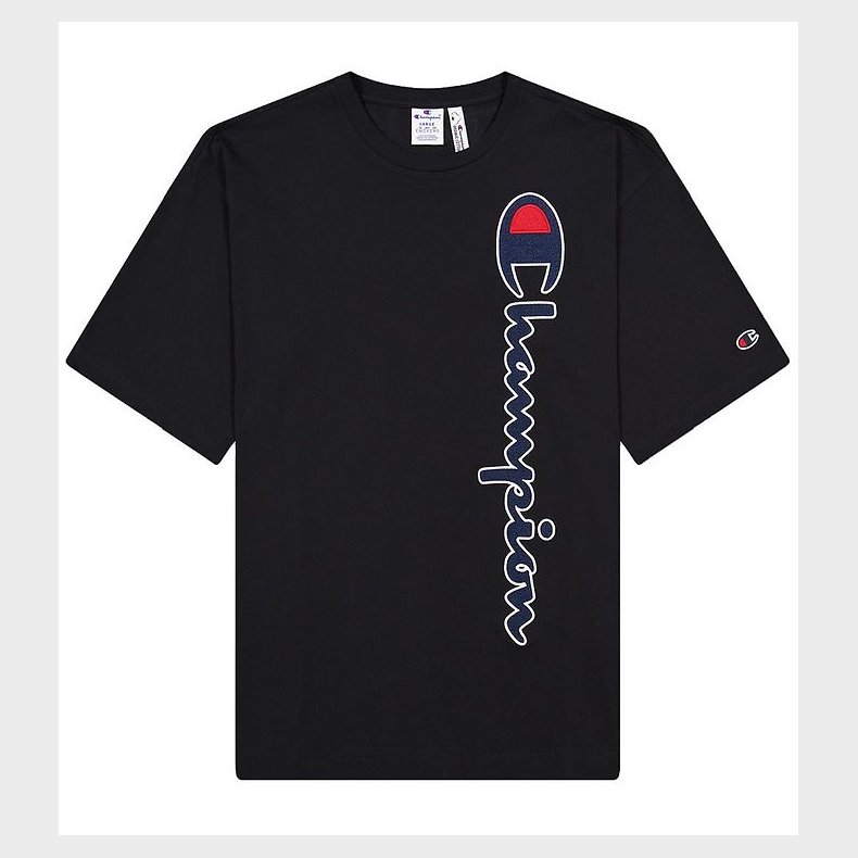 Champion Fashion T-shirt - Sort m. Logo