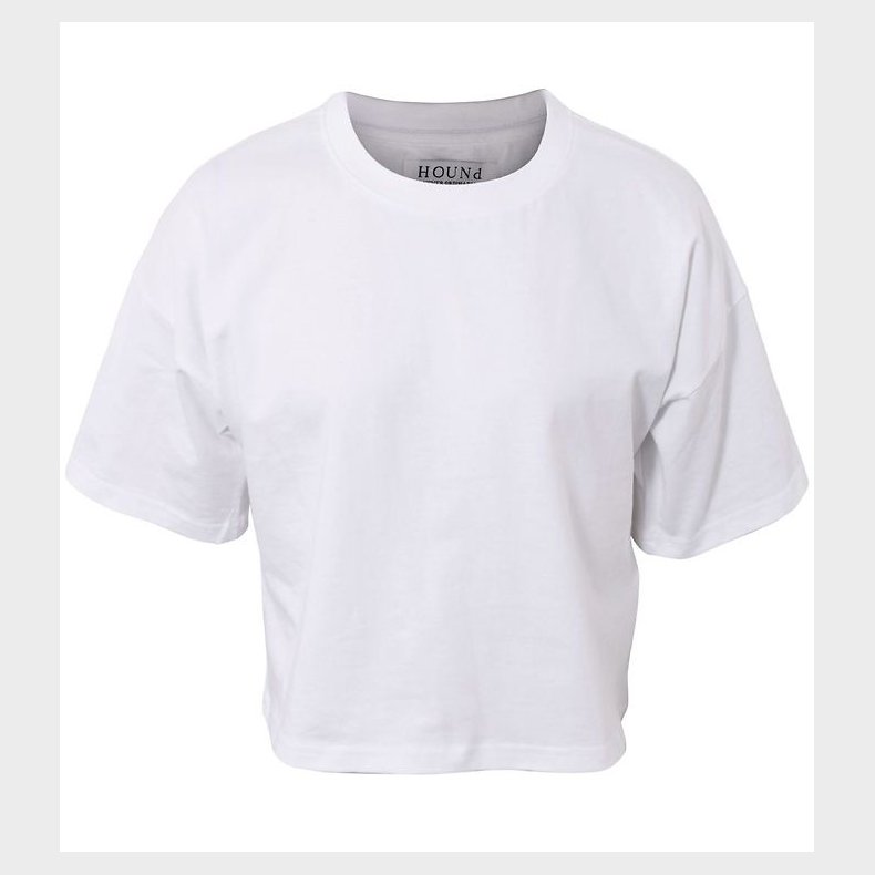 Hound T-shirt - Crop - White