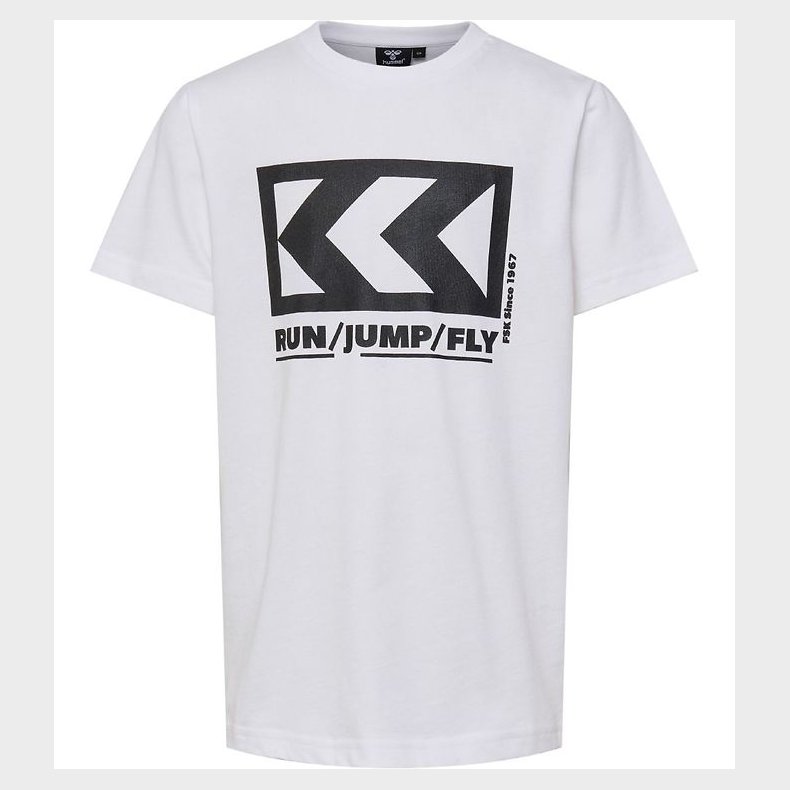 Hummel T-shirt - hmlFSK Low - Hvid