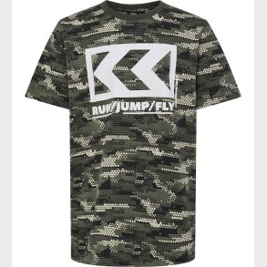 Hummel T-shirt - hmlFSK Low - Army