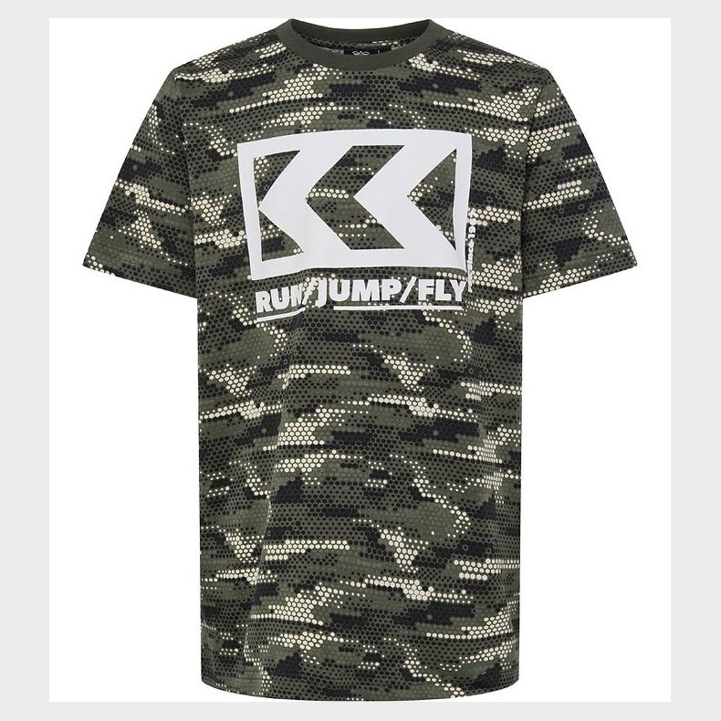 Hummel T-shirt - hmlFSK Low - Army