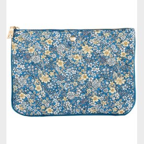Fan Palm Toilettaske - Clutch - Blue Flower