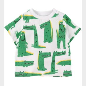 Stella McCartney Kids T-shirt - Hvid m. Krokodiller