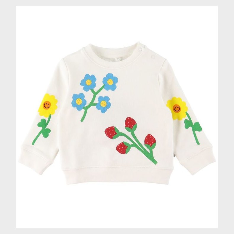 Stella McCartney Kids Sweatshirt - Hvid m. Blomster