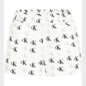 Calvin Klein Shorts - Monogram - Hvid/Grn