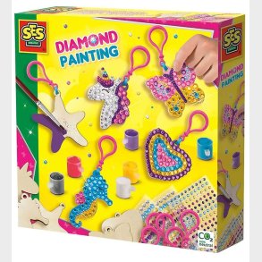 SES Creative Aktivitetss�t - Mal Med Diamanter - N�glevedh�ng