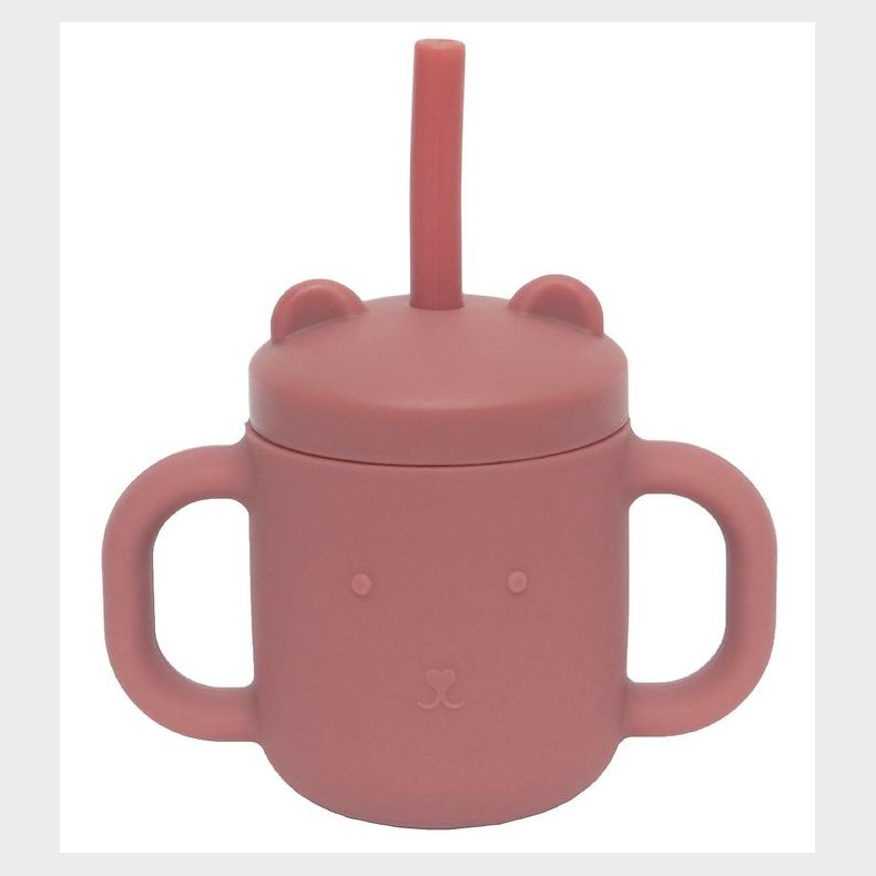 Petit Monkey Kop m. Sugerr - Silikone - 175 ml - Mahogany Rose