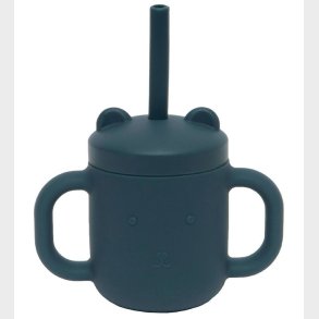 Petit Monkey Kop m. Sugerr - Silikone - 175 ml - Balsam Blue