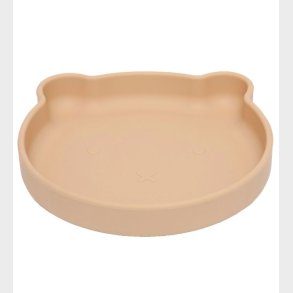 Petit Monkey Tallerken m. Sugekop - Silikone - Bear - Honey