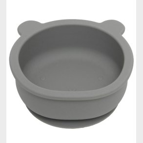 Petit Monkey Skl m. Sugekop - Silikone - Bear - Pewter Green