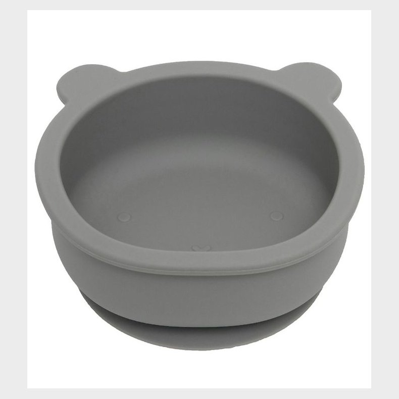 Petit Monkey Skl m. Sugekop - Silikone - Bear - Pewter Green