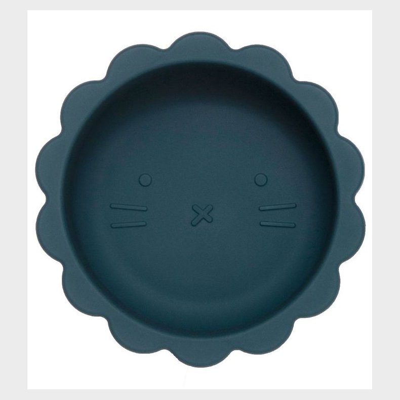 Petit Monkey Sk�l m. Sugekop - Silikone - Lion - Balsam Blue