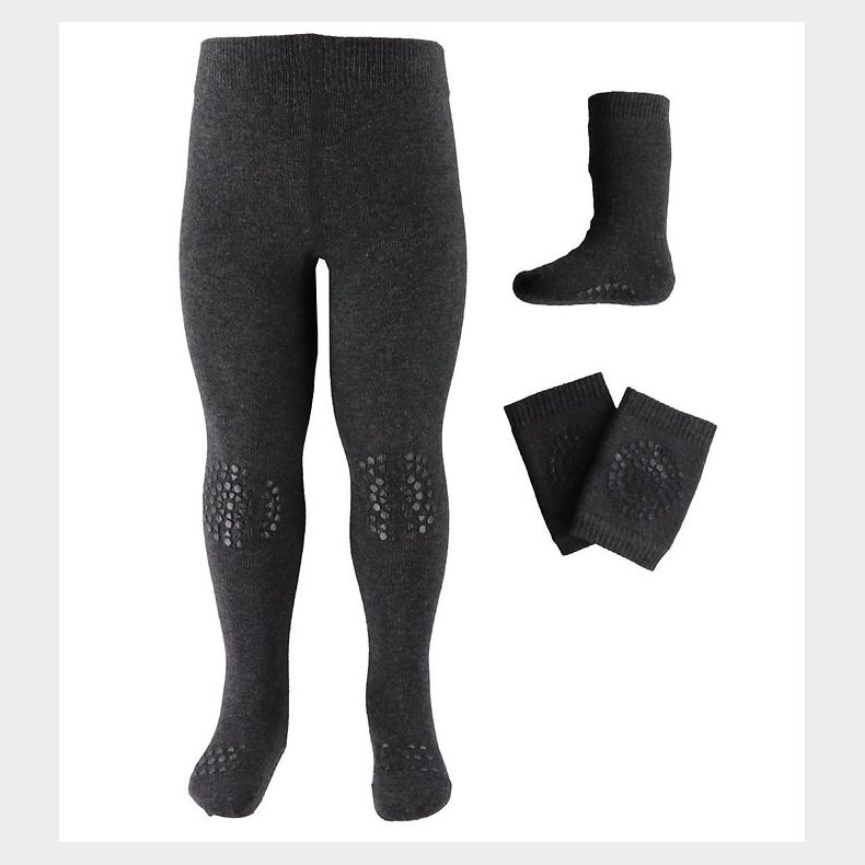 GoBabyGo Kravle Startpakke - Dark Grey Melange