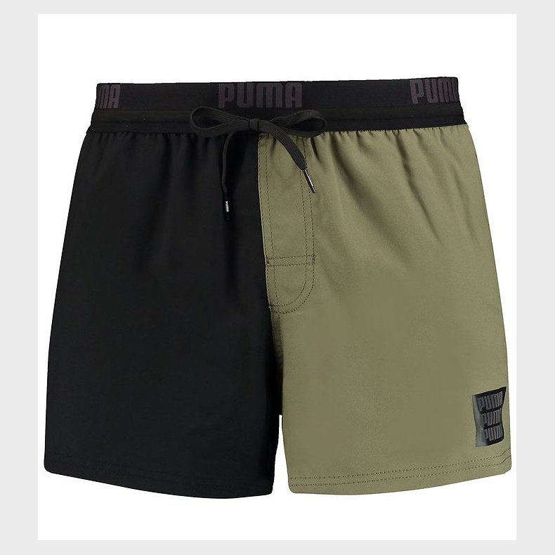 Puma Badeshorts - Moss Green Combo