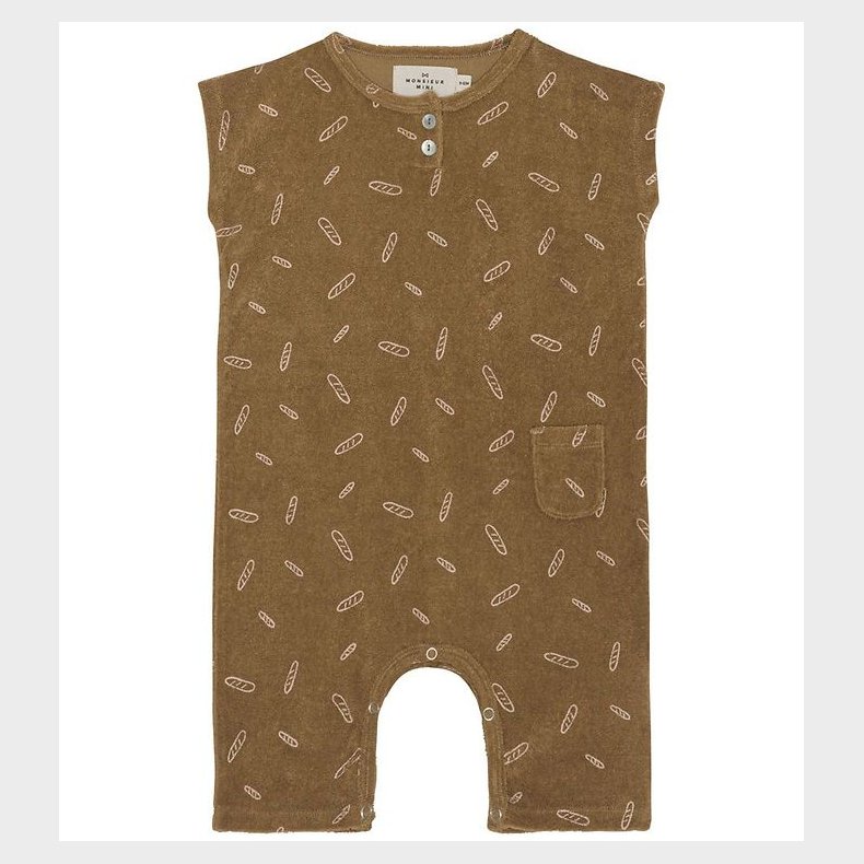 Monsieur Mini Sommerdragt - Terry - Bronze m. Baguettes