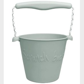 Scrunch Spand - Silikone - 13 cm - Sage Green