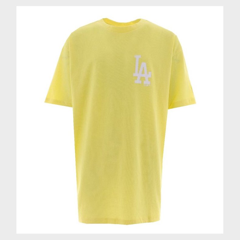 New Era T-Shirt - Pastel Yellow - Los Angeles Dodgers
